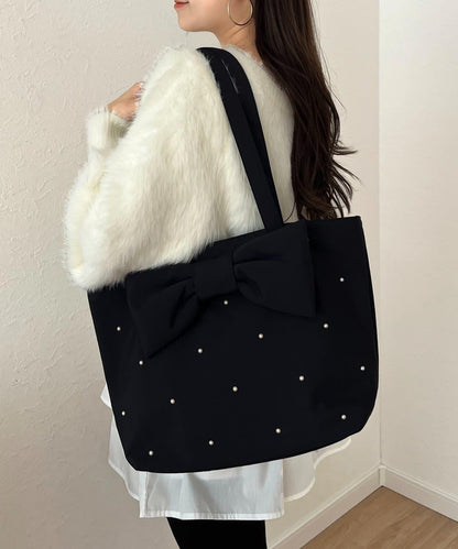 大蝴蝶結托特包