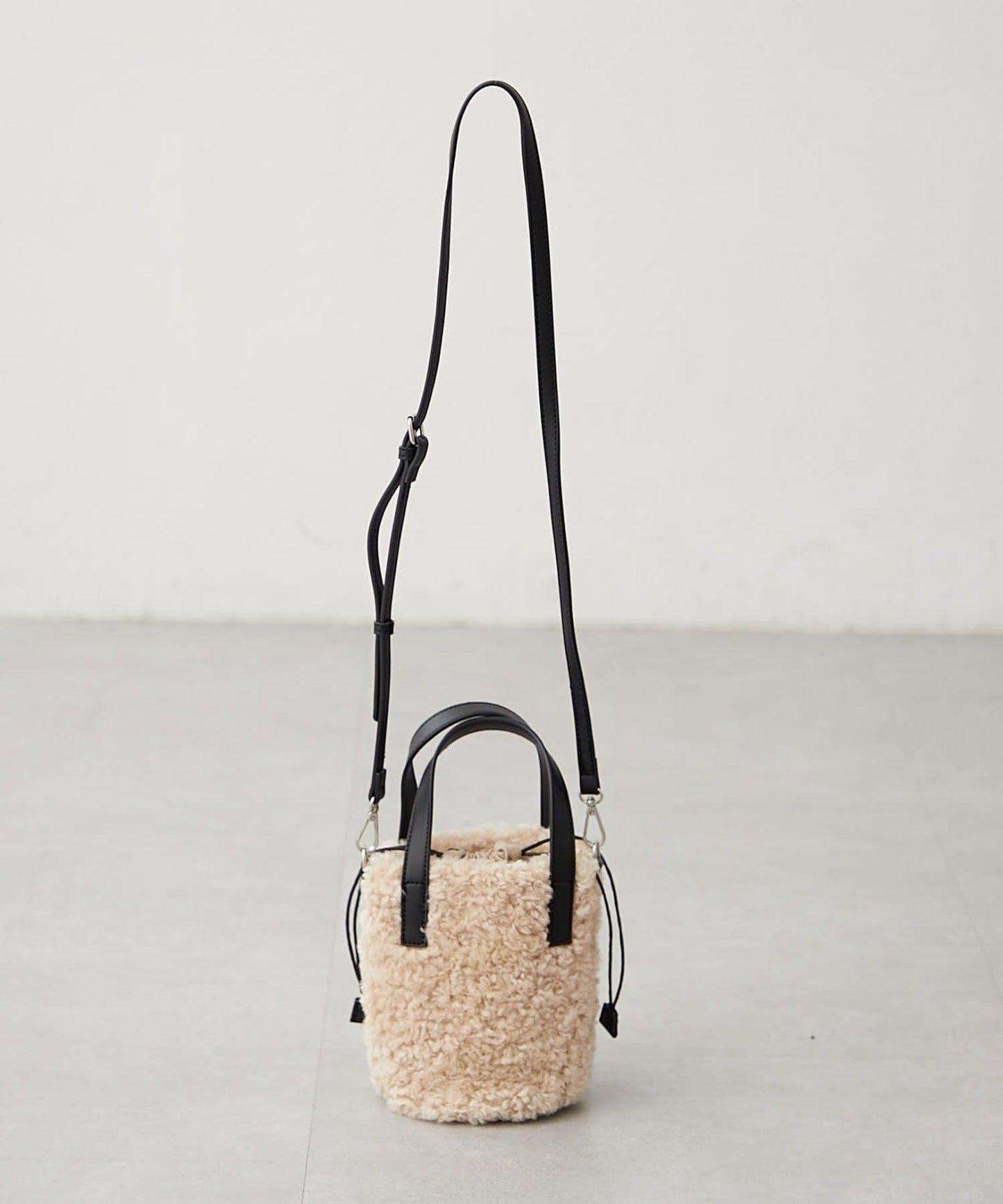 2WAY羊羔絨單肩包