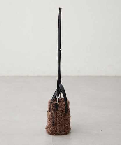 2WAY羊羔絨單肩包