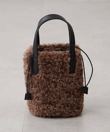 2WAY羊羔絨單肩包
