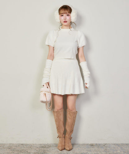 【可成套穿著】附臂套針織衫