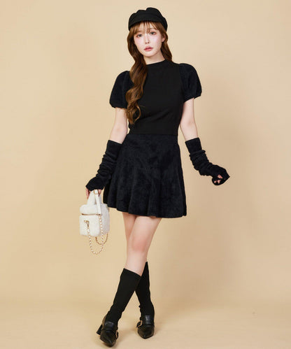 【可成套穿著】附臂套針織衫