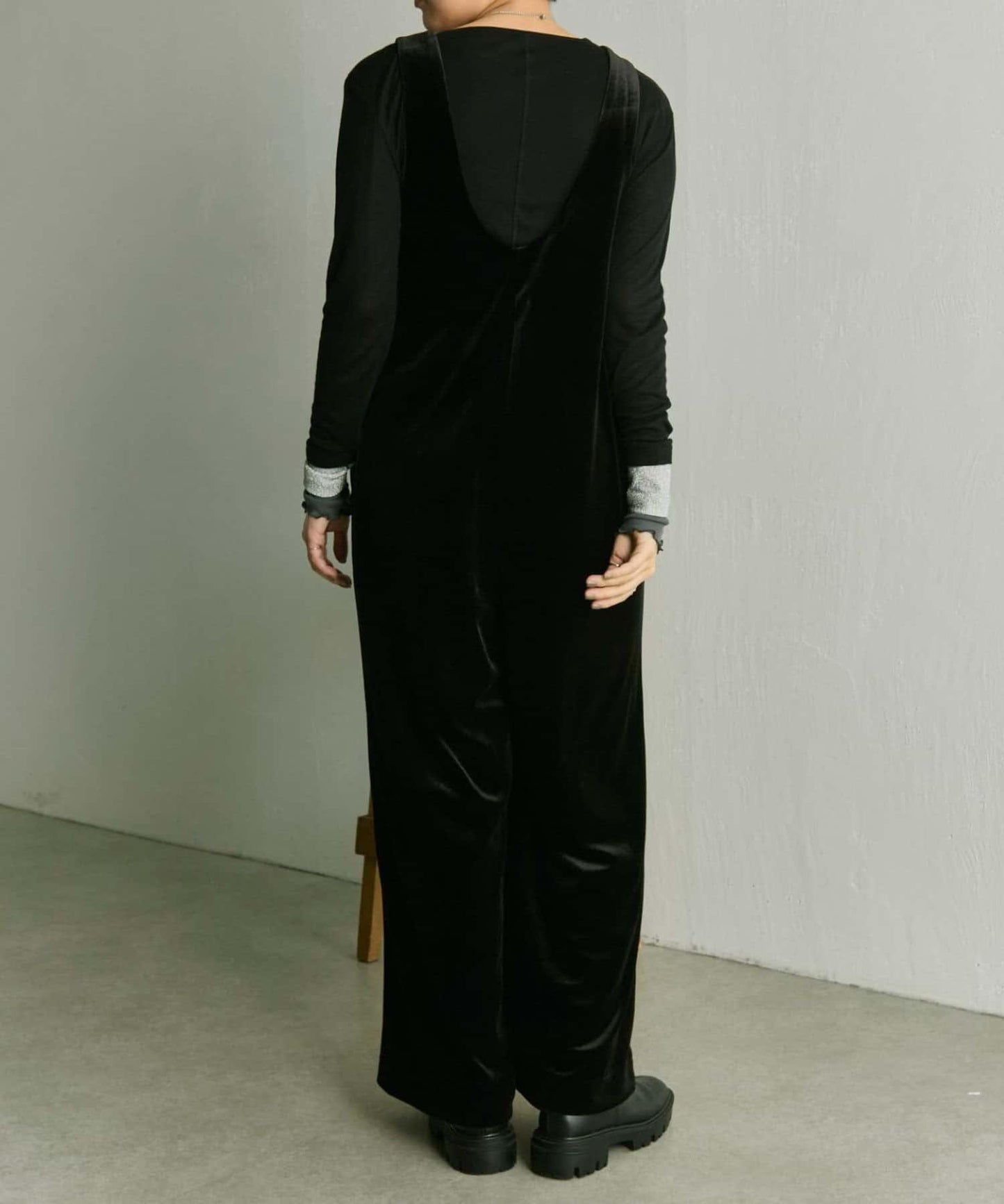 前後兩穿天鵝絨揹帶褲【SUM1 STYLE】