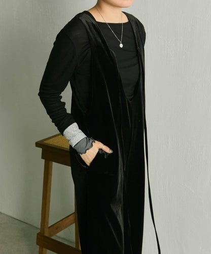 前後兩穿天鵝絨揹帶褲【SUM1 STYLE】