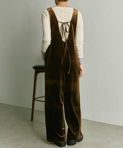 前後兩穿天鵝絨揹帶褲【SUM1 STYLE】