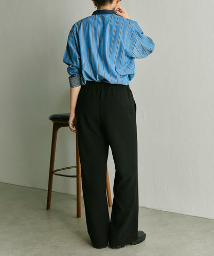 帶紐扣條紋襯衫【SUM1 STYLE】