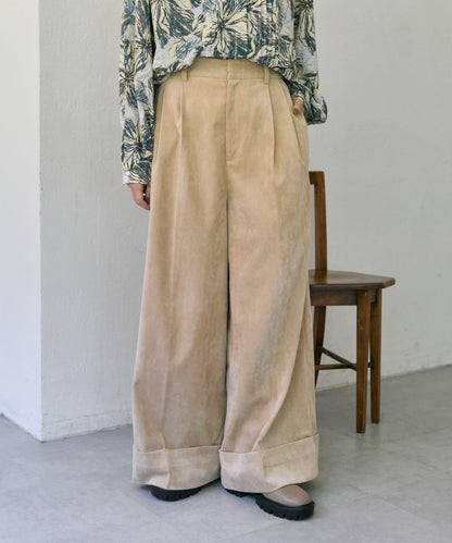 寬鬆版型燈芯絨長褲【SUM1 STYLE】