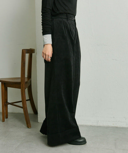 寬鬆版型燈芯絨長褲【SUM1 STYLE】