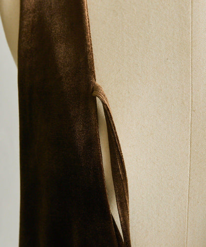 前後兩穿天鵝絨揹帶褲【SUM1 STYLE】