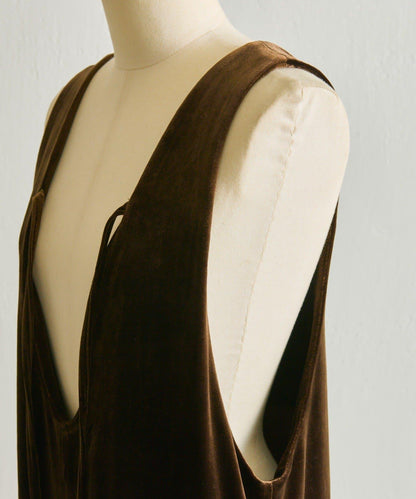 前後兩穿天鵝絨揹帶褲【SUM1 STYLE】