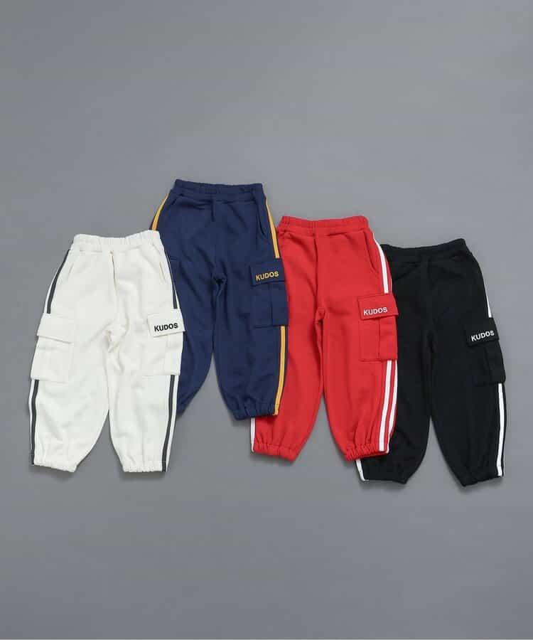 KUDOS 側邊條紋長褲（可成套搭配） 10分褲