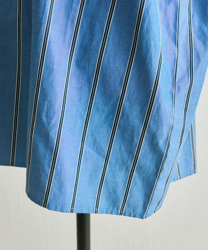 帶紐扣條紋襯衫【SUM1 STYLE】