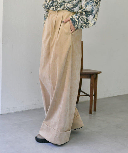 寬鬆版型燈芯絨長褲【SUM1 STYLE】