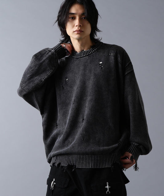 DankeSchon/ダンケシェーン/MILS KNIT CREWNECK