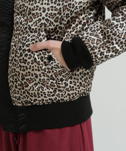 《WOMAN》LEOPARD LOGO MA-1