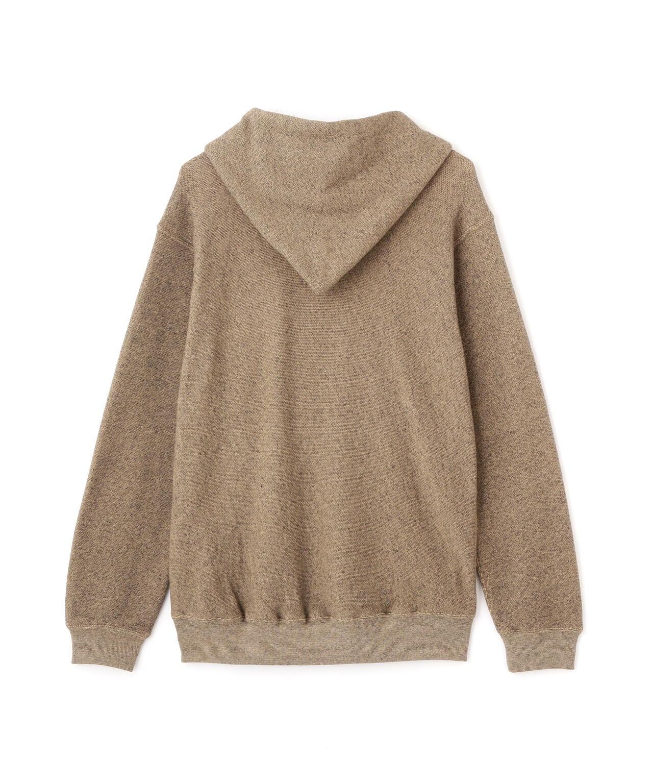 SALT AND PEPPER HALF ZIP HOODED SWEAT/ソルトアンドペッパー ハーフジップ パーカー