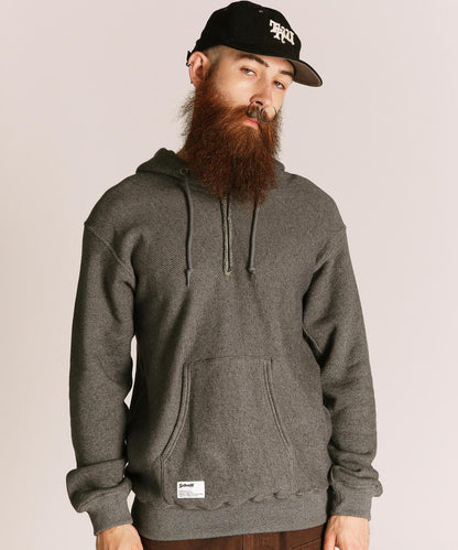 SALT AND PEPPER HALF ZIP HOODED SWEAT/ソルトアンドペッパー ハーフジップ パーカー