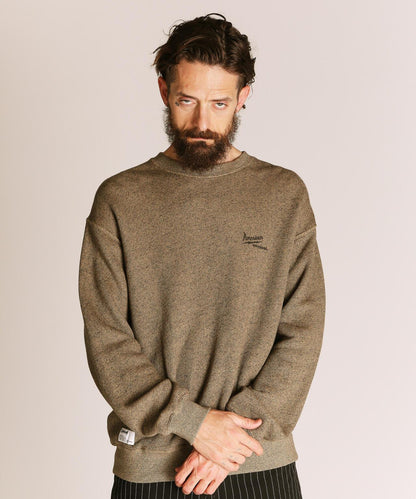 SALT AND PEPPER CREW SWEAT AMERICAN ORIGINAL