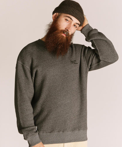 SALT AND PEPPER CREW SWEAT AMERICAN ORIGINAL