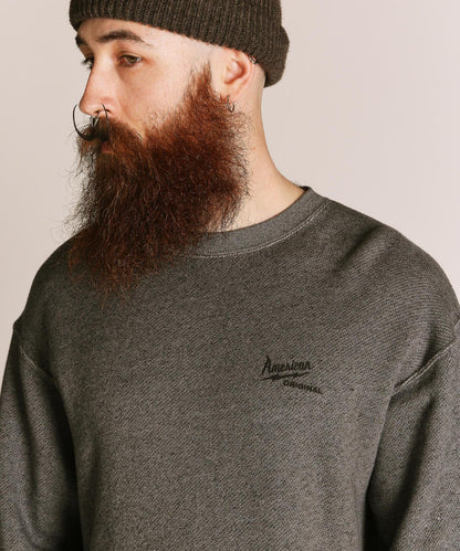 SALT AND PEPPER CREW SWEAT AMERICAN ORIGINAL