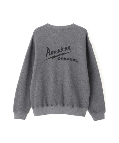 SALT AND PEPPER CREW SWEAT AMERICAN ORIGINAL