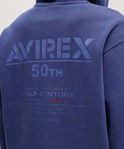 《50th Anniversary》FADE WASH ZIP UP PARKA