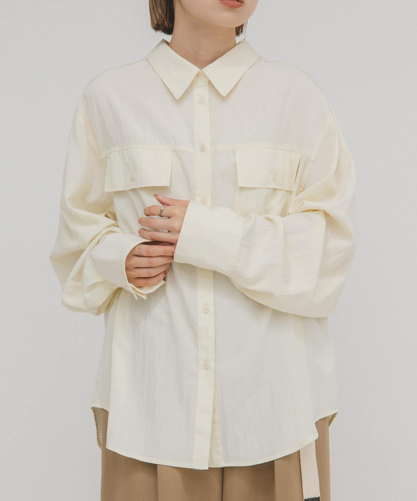 翻蓋設計襯衫