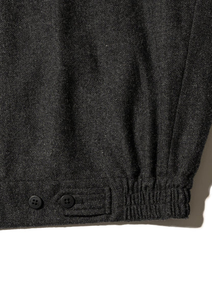 羊毛混紡斜紋布休閒外套