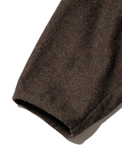 羊毛混紡斜紋襯裡襯衫