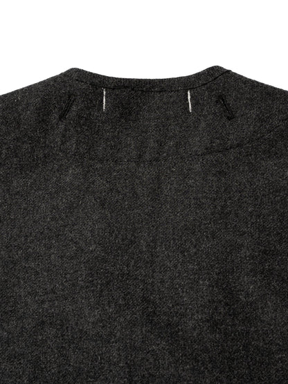 羊毛混紡斜紋襯裡襯衫