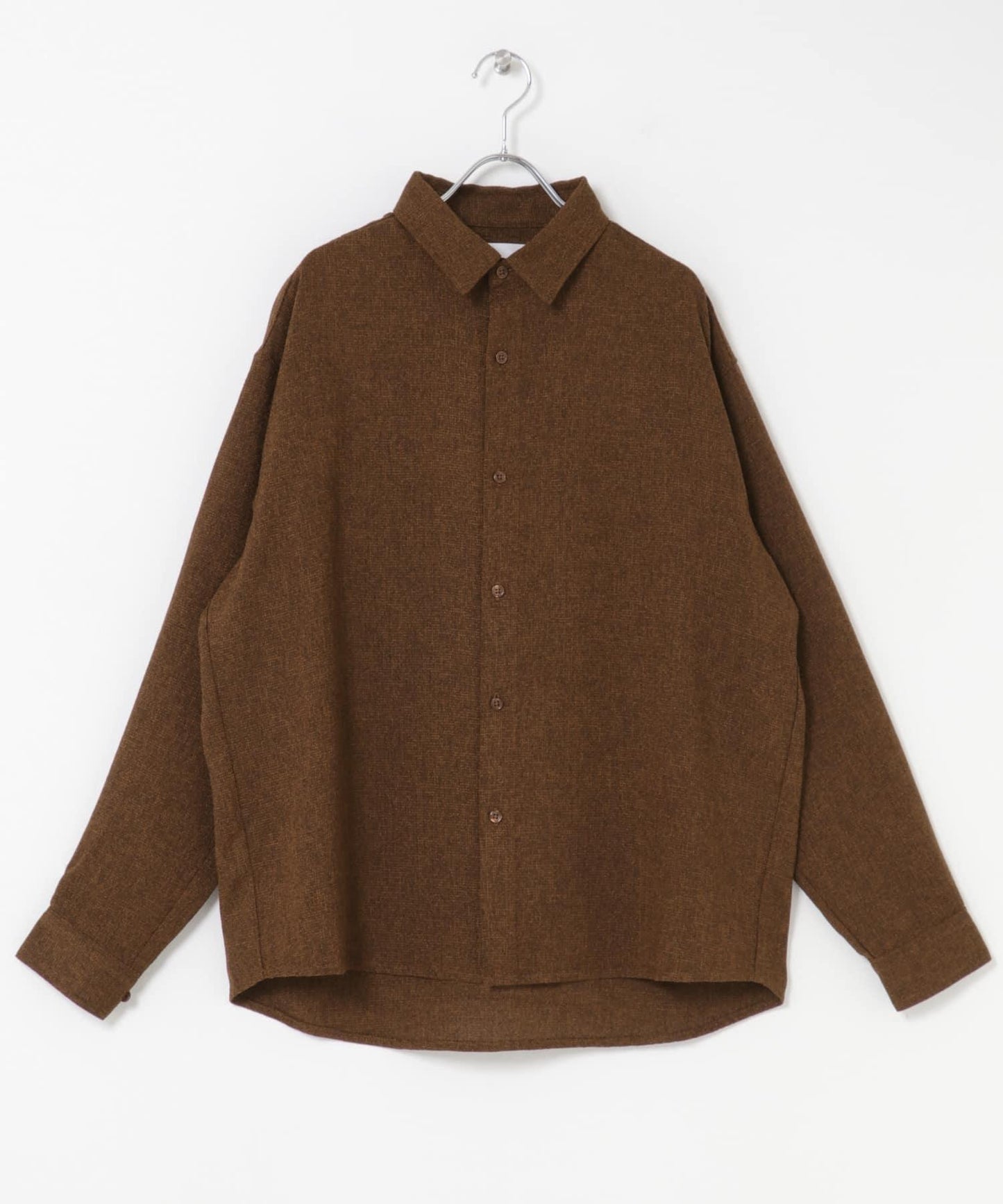 輕薄斜紋常規領襯衫