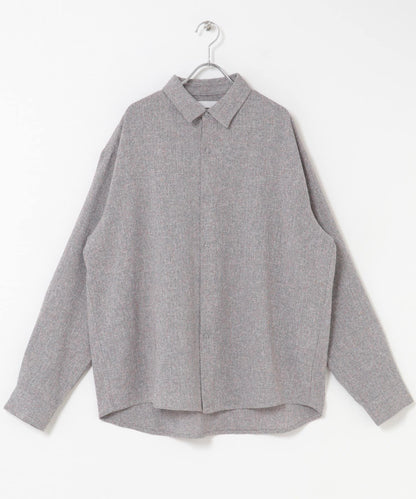 輕薄斜紋常規領襯衫