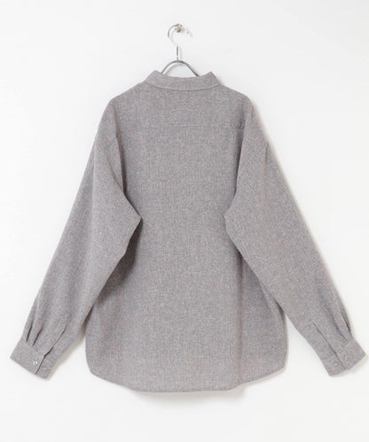 輕薄斜紋常規領襯衫