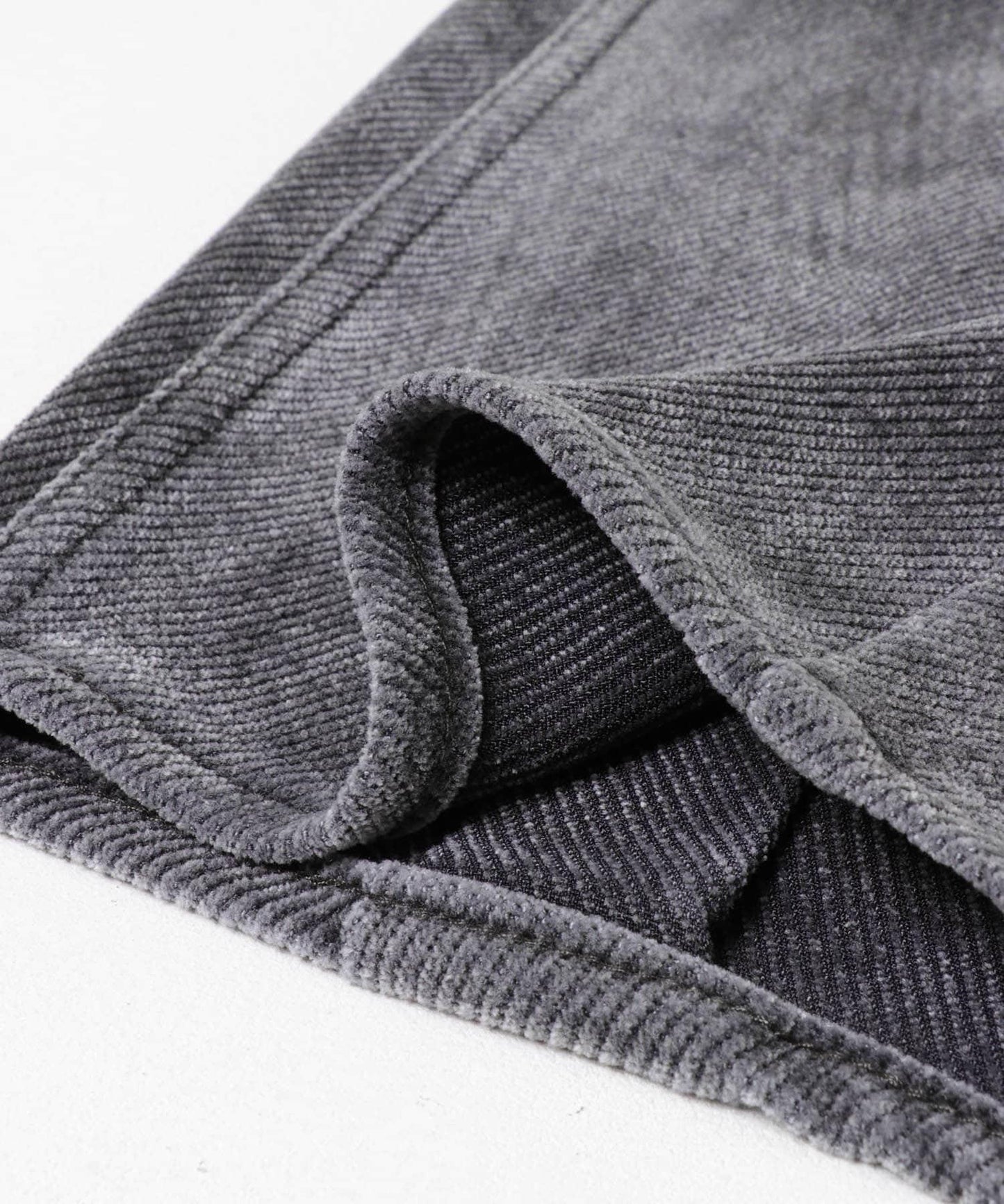 復古斜紋彎腿褲