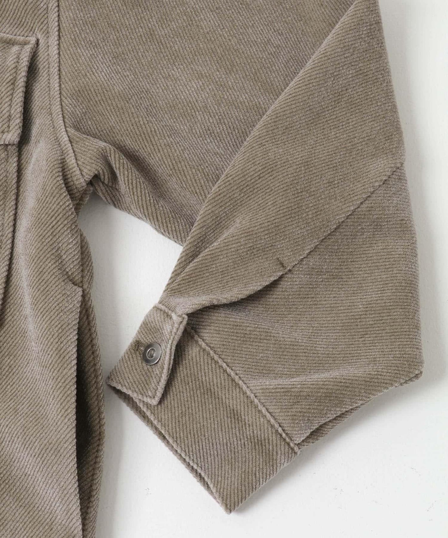 復古斜紋拉鍊夾克