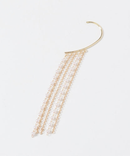 長款鏈條珍珠耳掛