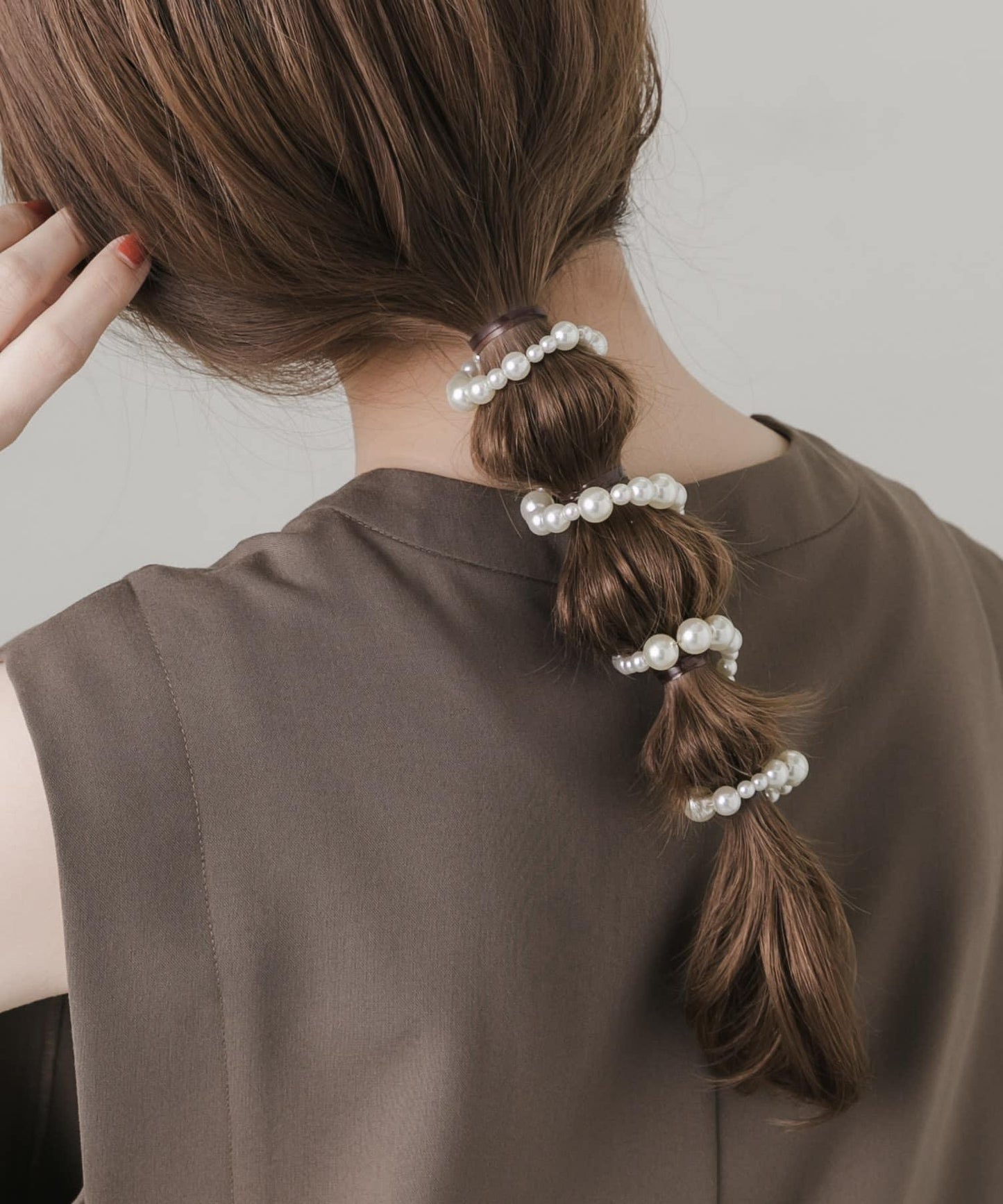 隨機珍珠髮飾鐵絲