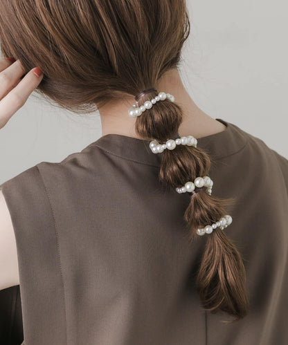 隨機珍珠髮飾鐵絲