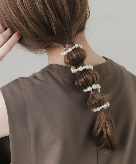 隨機珍珠髮飾鐵絲