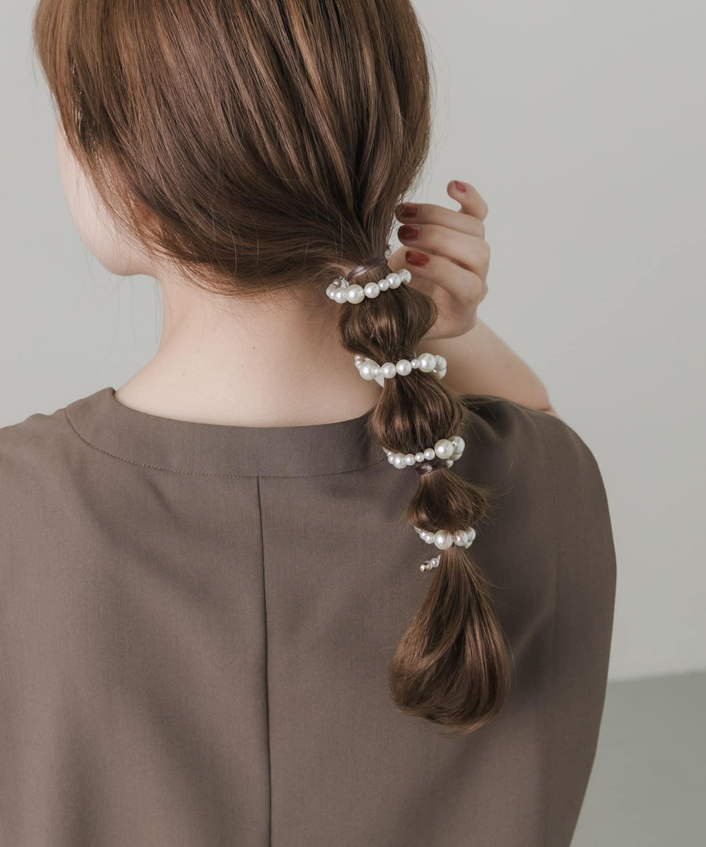 隨機珍珠髮飾鐵絲