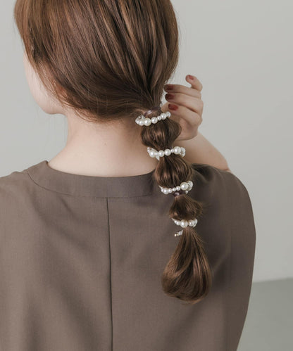 隨機珍珠髮飾鐵絲