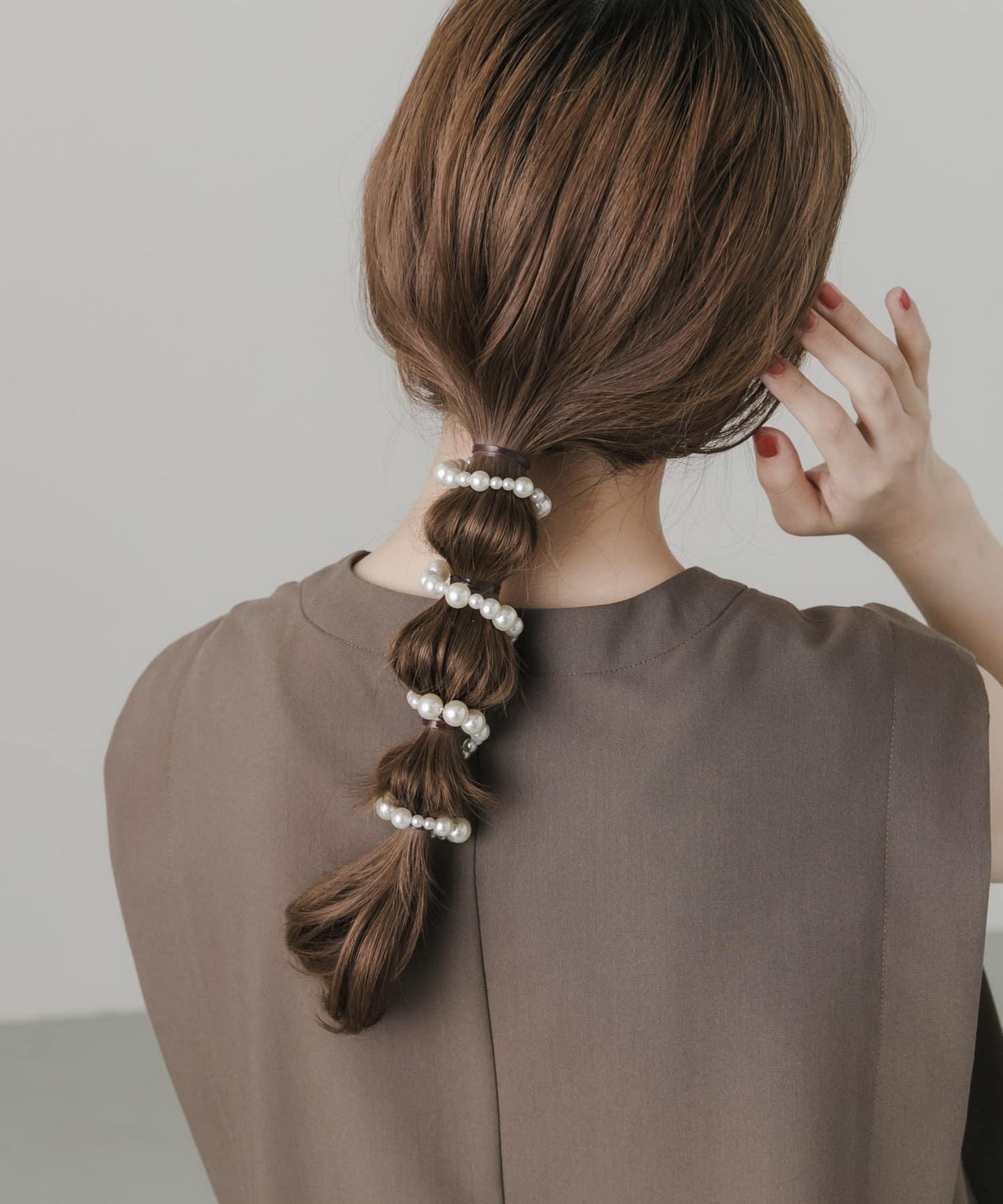 隨機珍珠髮飾鐵絲