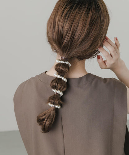 隨機珍珠髮飾鐵絲