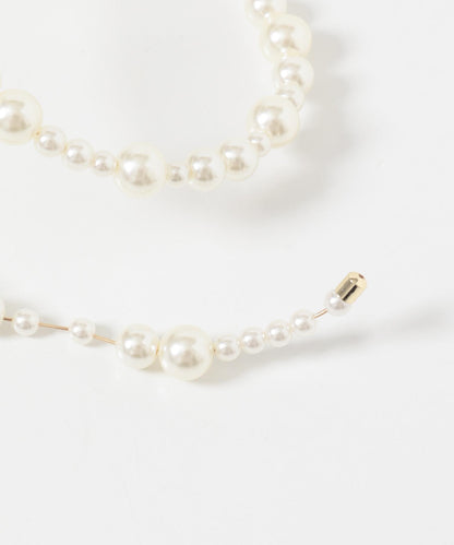 隨機珍珠髮飾鐵絲