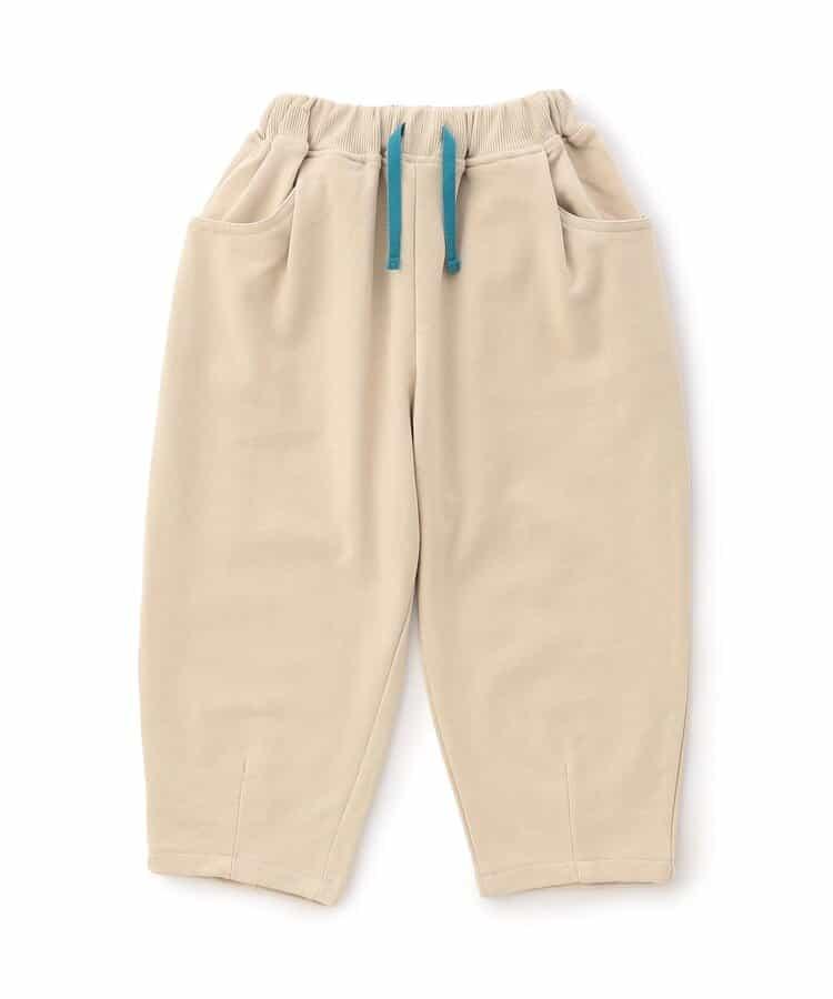 桶型剪裁褶皺長褲（可成套搭配） 十分褲