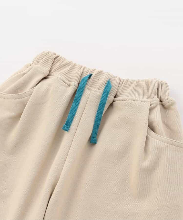 桶型剪裁褶皺長褲（可成套搭配） 十分褲