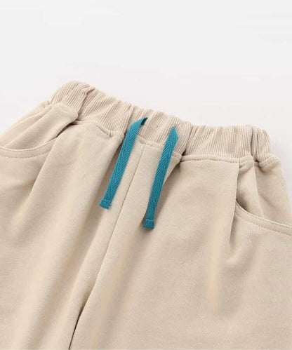 桶型剪裁褶皺長褲（可成套搭配） 十分褲