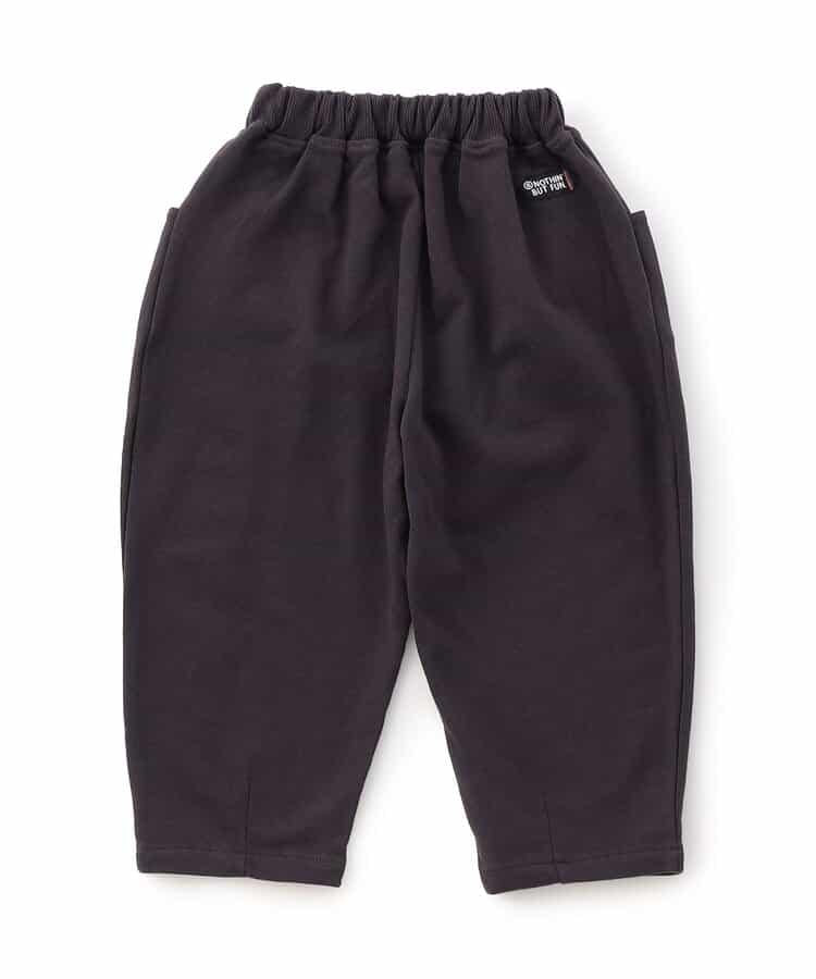 桶型剪裁褶皺長褲（可成套搭配） 十分褲