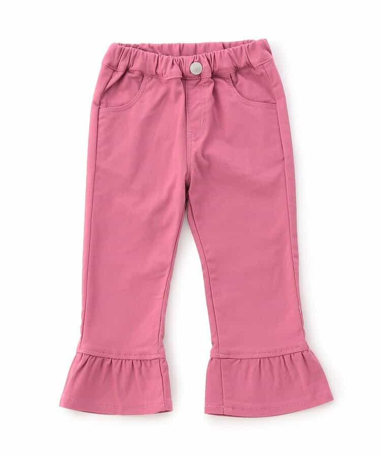 WEB限定 ハートポケット裾フリルパンツ  10分丈