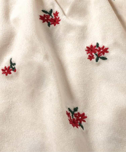 【リンク】刺繍ティアードドッキングワンピ